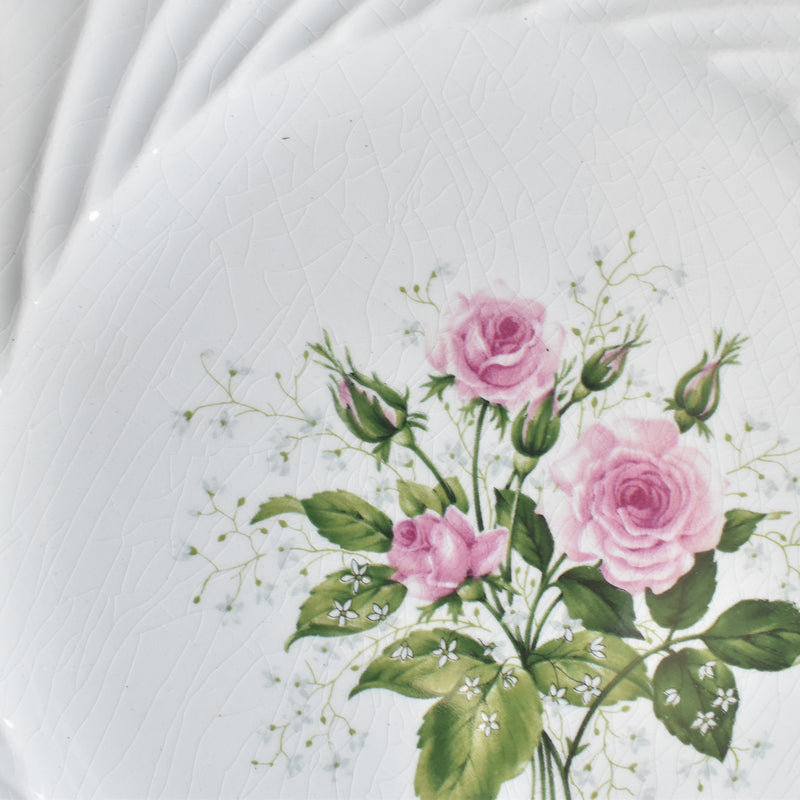 Vintage dessert plate KG Lunéville Bagatelle E