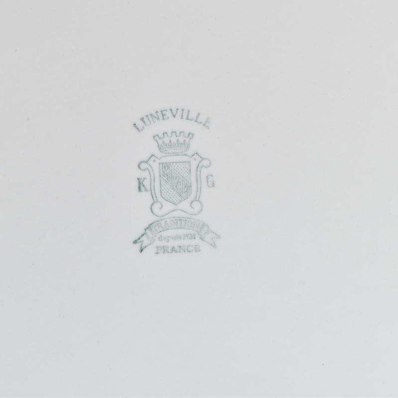 Vintage Oval Platter KG Luneville Bagatelle A
