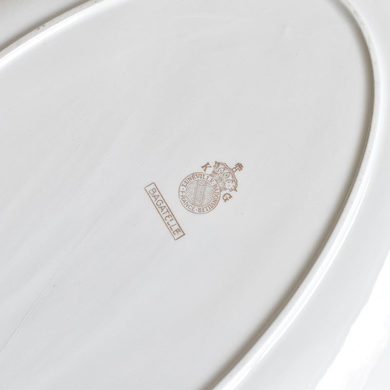 ヴィンテージオーヴァル大皿 KGリュネヴィル Bagatelle （バガテル） B