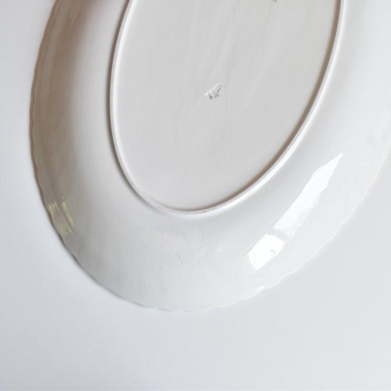 ヴィンテージオーヴァル大皿 KGリュネヴィル Bagatelle （バガテル） B