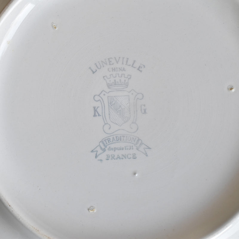 Vintage Salad Bowl KG Luneville Bagatelle