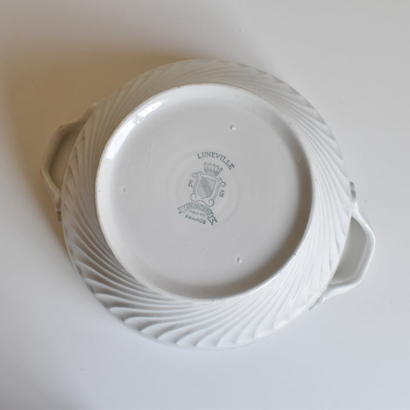 Vintage soup tureen, KG Lunéville Bagatelle