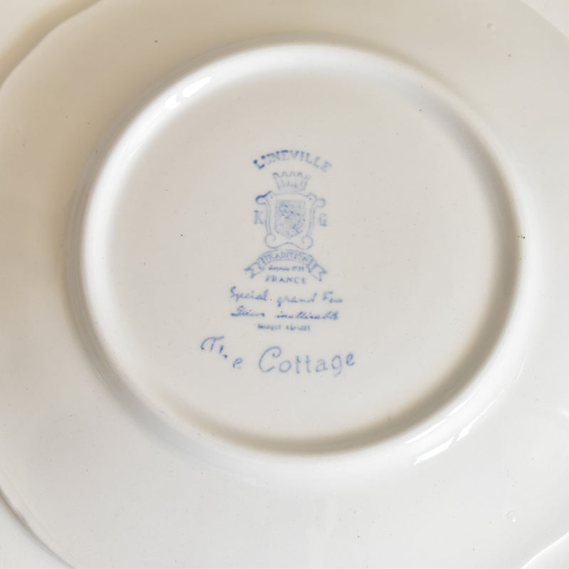 Vintage Cup & Saucer, Lunéville, The Cottage A