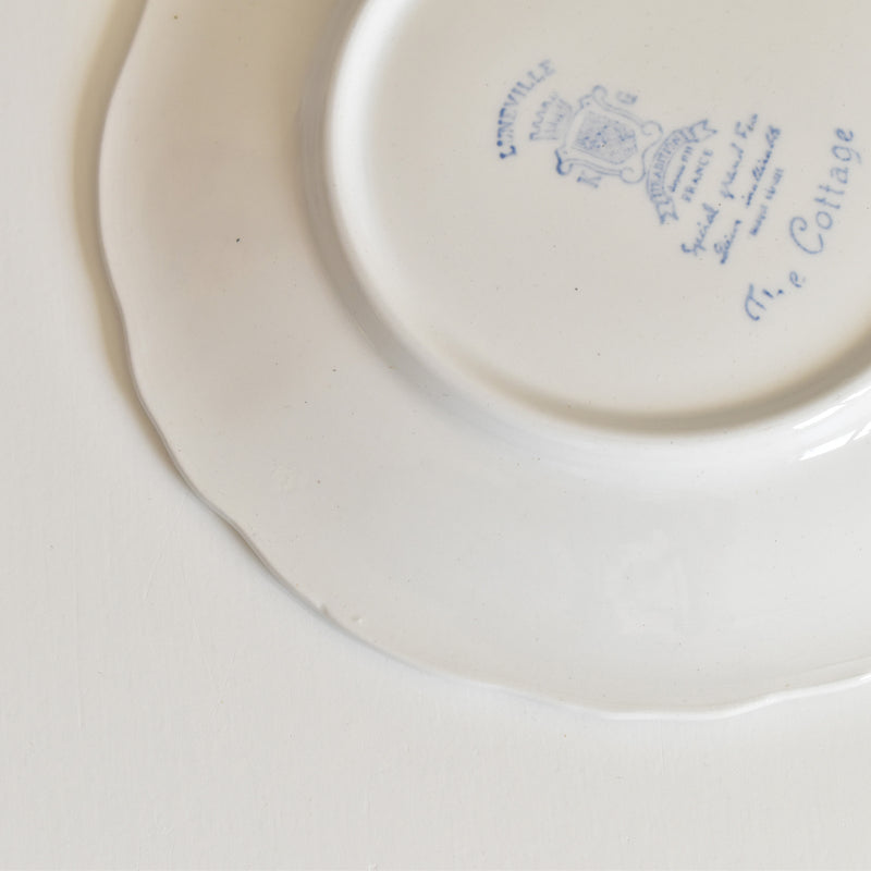 Vintage Cup & Saucer, Lunéville, The Cottage A
