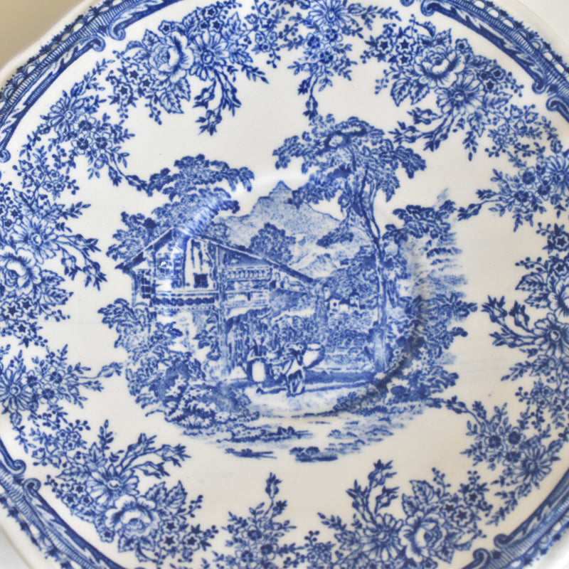 Vintage Cup & Saucer, Lunéville, The Cottage A