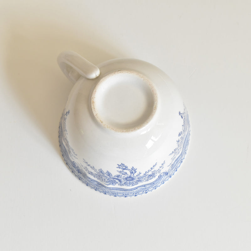 Vintage Cup & Saucer, Lunéville, The Cottage A