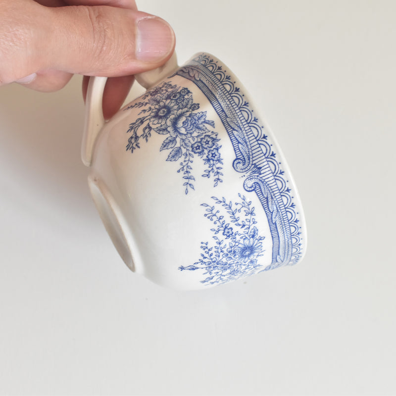 Vintage Cup & Saucer, Lunéville, The Cottage A