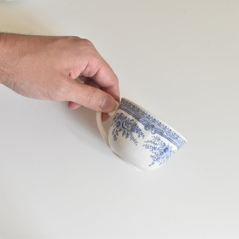 Vintage Cup & Saucer, Lunéville, The Cottage A