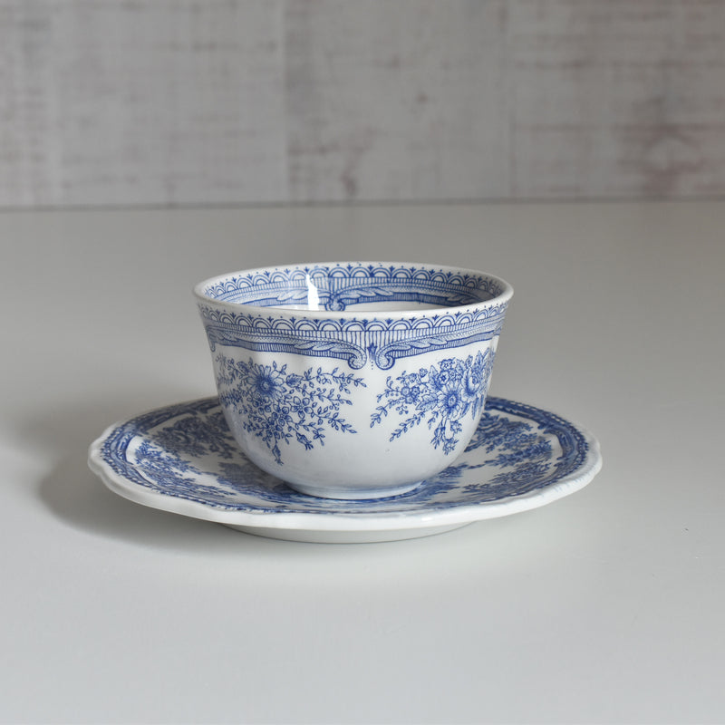 Vintage Cup & Saucer, Lunéville, The Cottage A