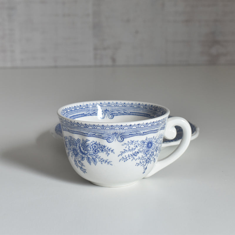 Vintage Cup & Saucer, Lunéville, The Cottage A