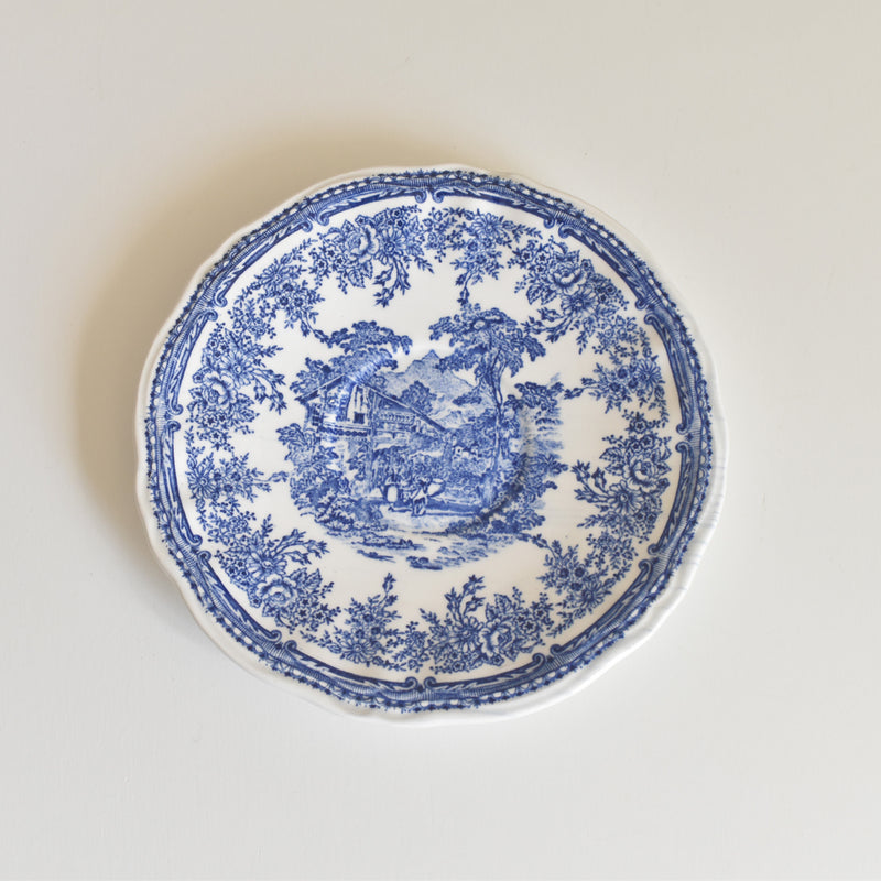 Vintage Cup & Saucer, Lunéville, The Cottage A