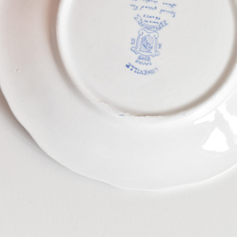 Vintage Cup & Saucer Lunéville The Cottage B