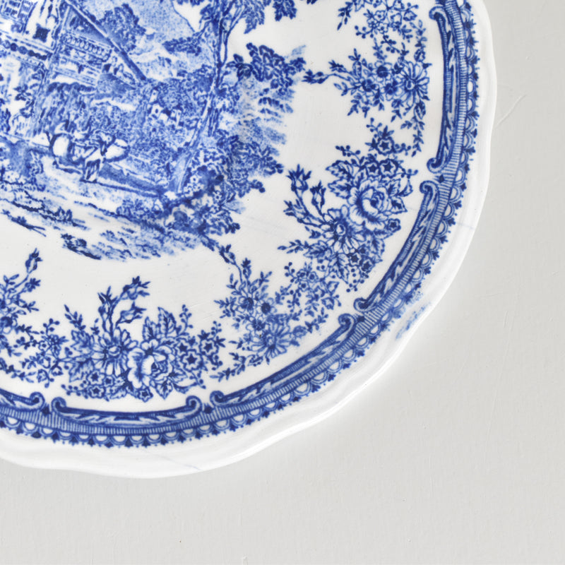 Vintage Cup & Saucer Lunéville The Cottage B