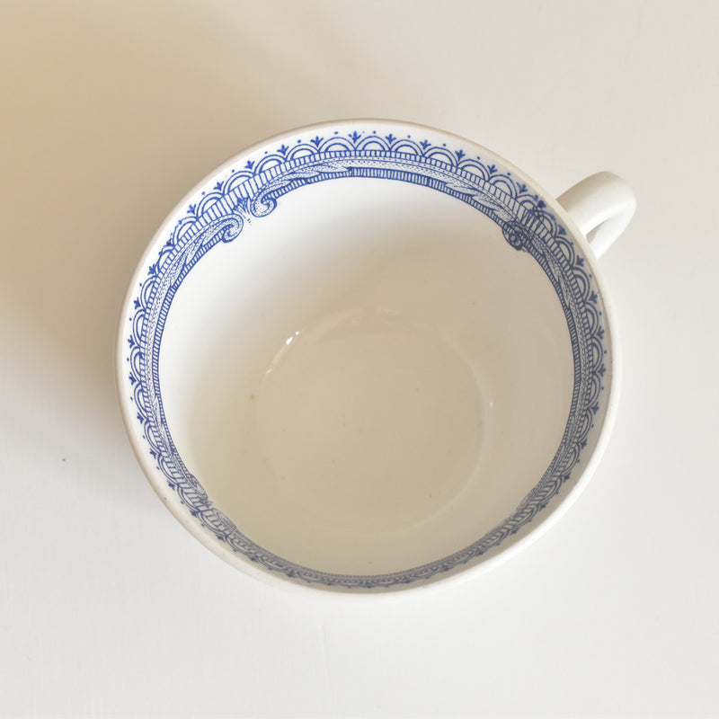 Vintage Cup & Saucer Lunéville The Cottage B