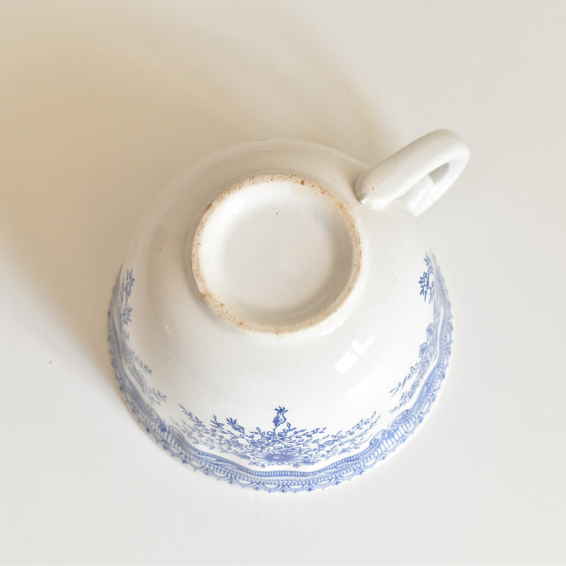 Vintage Cup & Saucer Lunéville The Cottage B