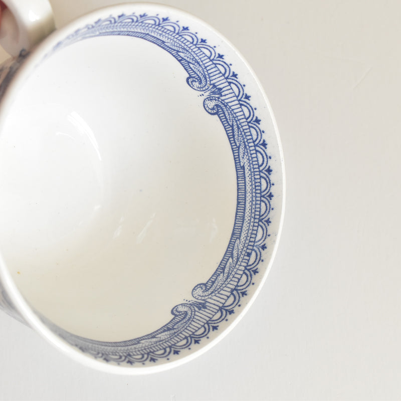 Vintage Cup & Saucer Lunéville The Cottage B