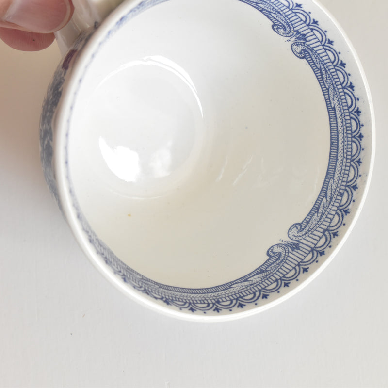 Vintage Cup & Saucer Lunéville The Cottage B