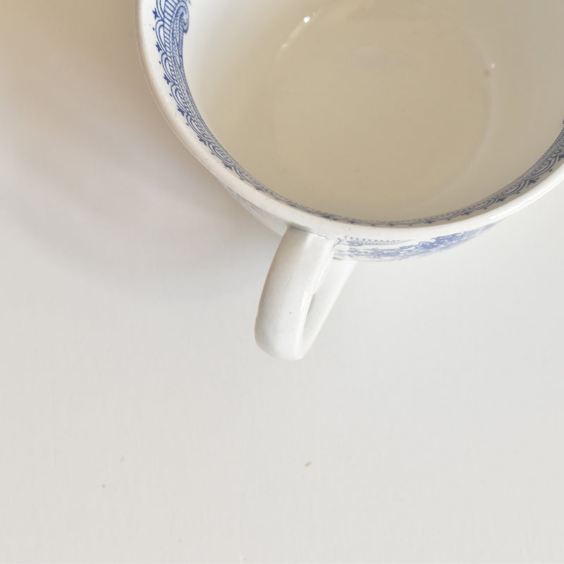 Vintage Cup & Saucer Lunéville The Cottage B