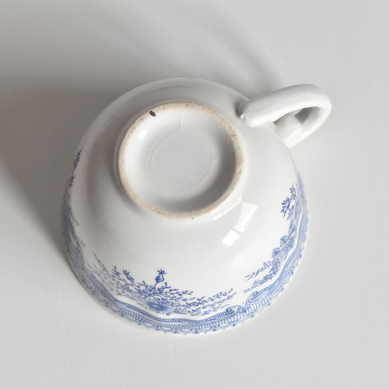 Vintage Cup & Saucer Lunéville The Cottage C