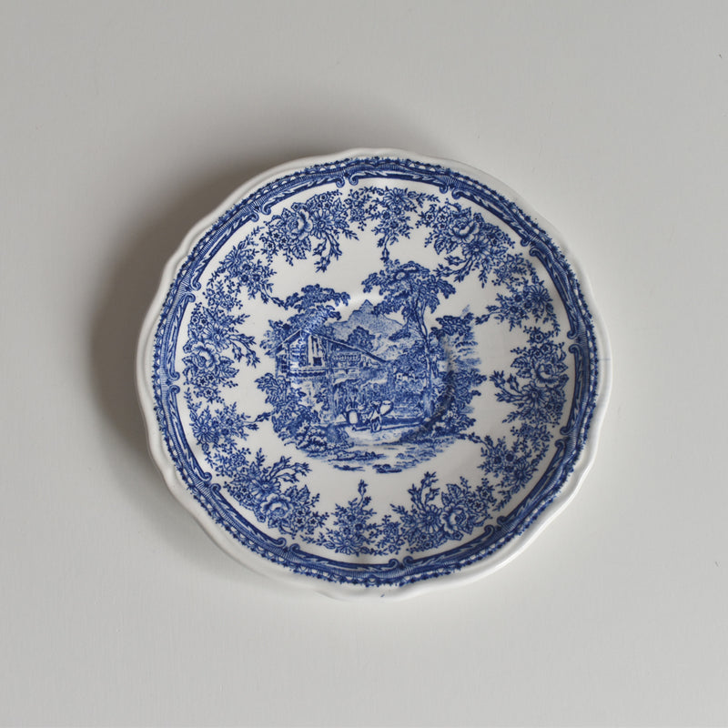 Vintage Cup & Saucer Lunéville The Cottage C