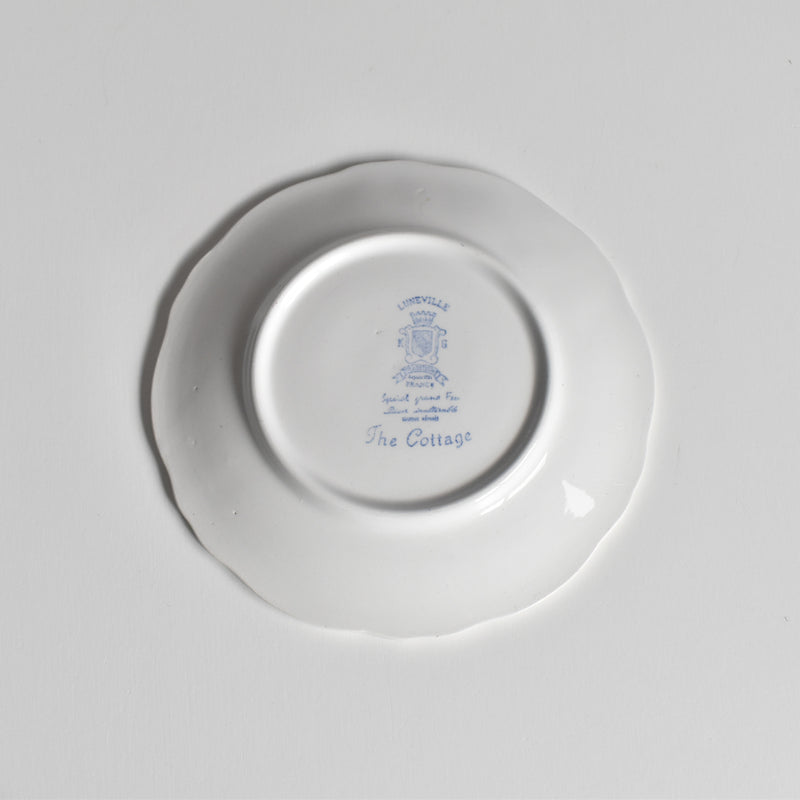 Vintage Cup & Saucer Lunéville The Cottage C