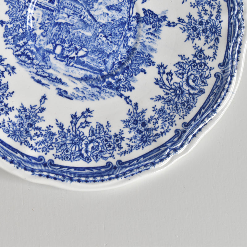 Vintage Cup & Saucer Lunéville The Cottage D