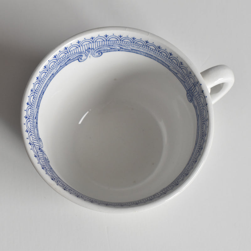 Vintage Cup & Saucer Lunéville The Cottage D