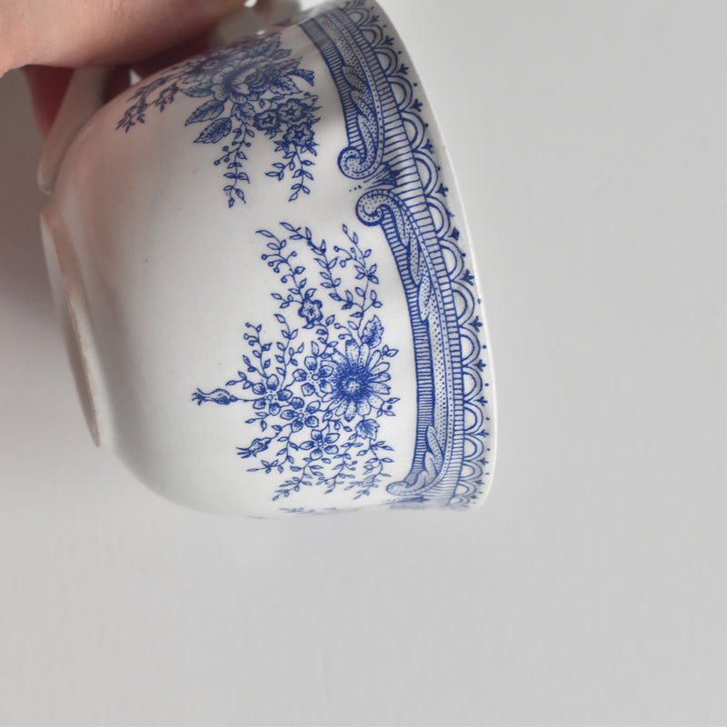 Vintage Cup & Saucer Lunéville The Cottage D