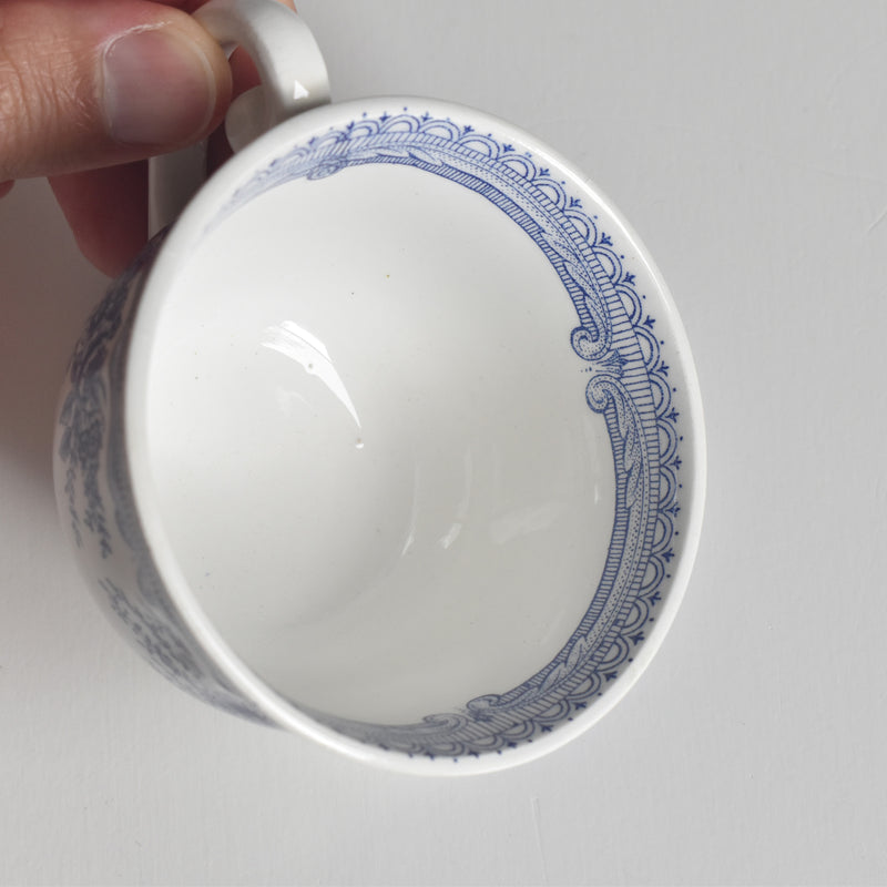 Vintage Cup & Saucer Lunéville The Cottage D