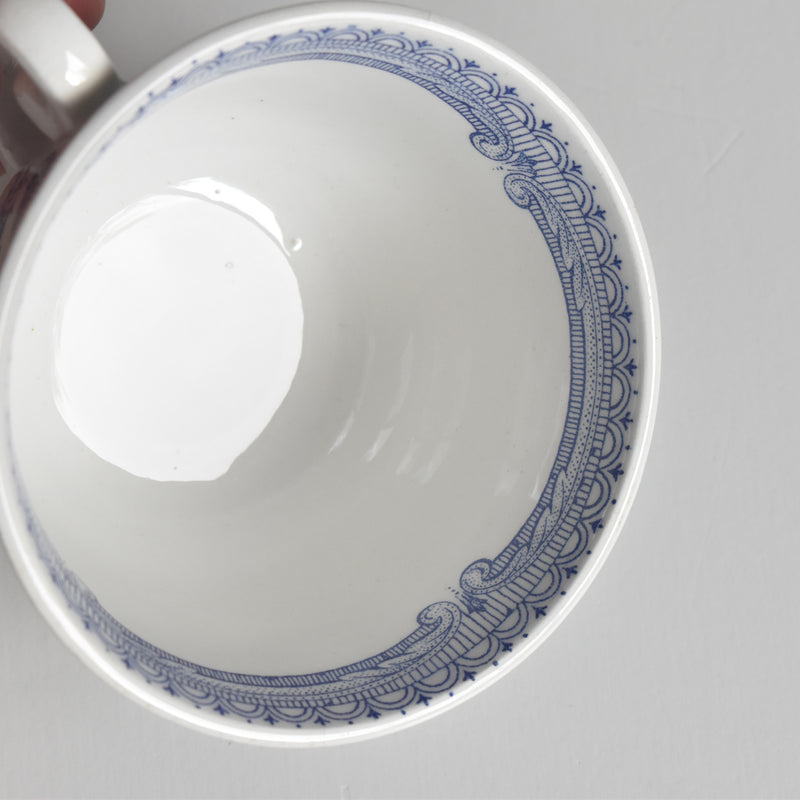 Vintage Cup & Saucer Lunéville The Cottage D