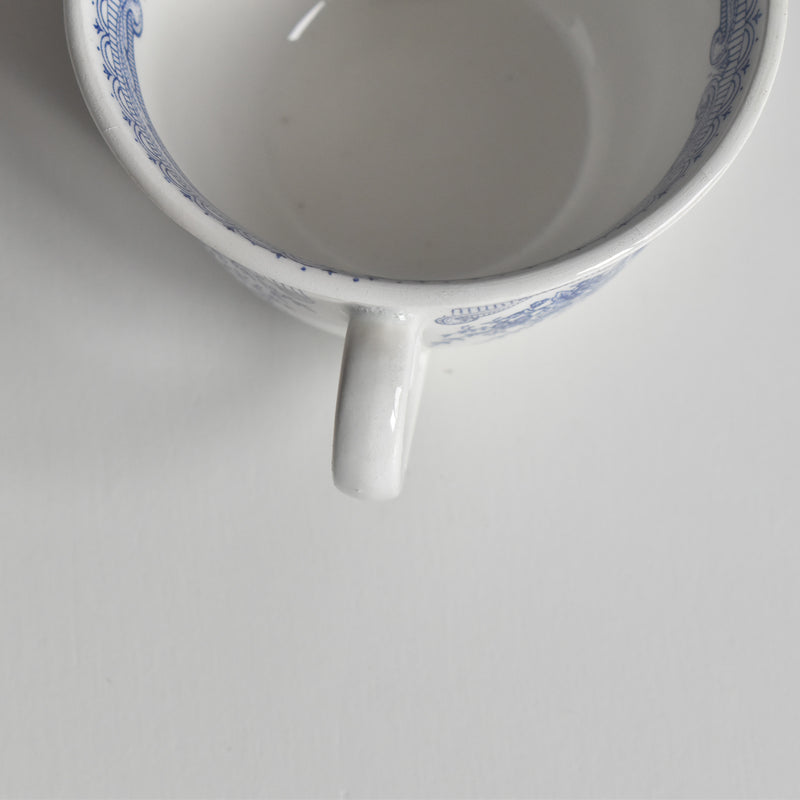 Vintage Cup & Saucer Lunéville The Cottage D