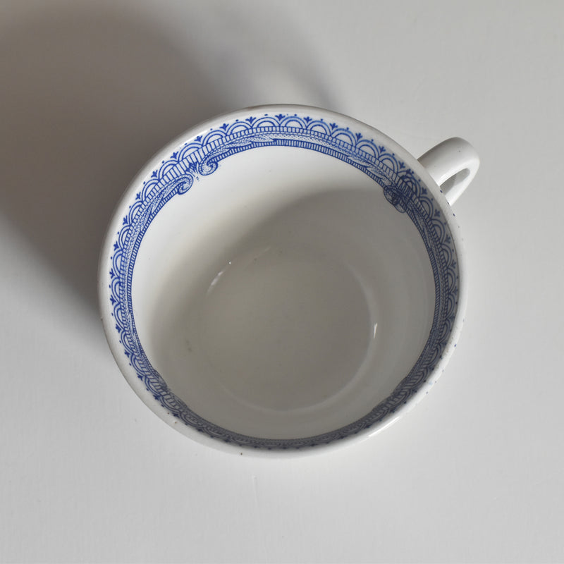Vintage Cup & Saucer Lunéville The Cottage (Cottage) E