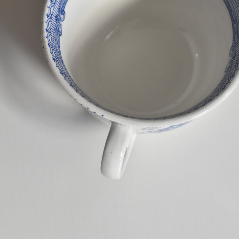Vintage Cup & Saucer Lunéville The Cottage (Cottage) E
