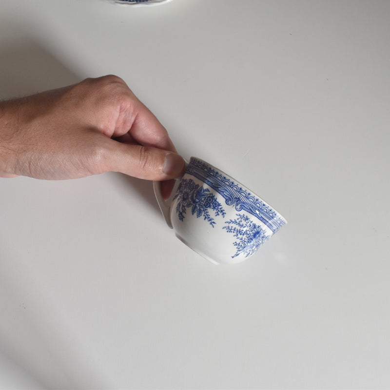 Vintage Cup & Saucer Lunéville The Cottage (Cottage) E