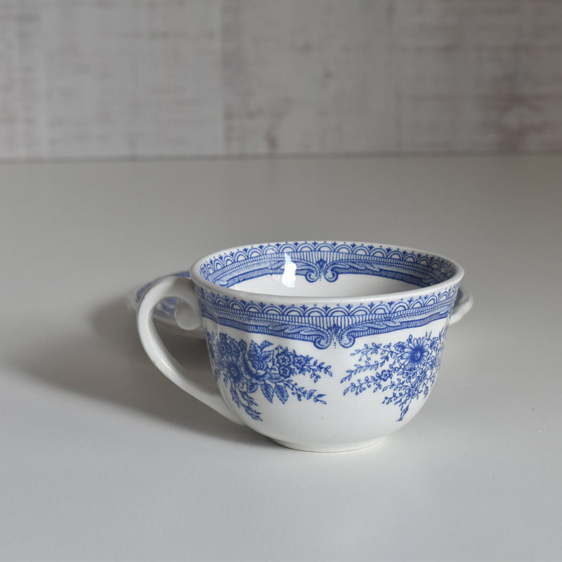 Vintage Cup & Saucer Lunéville The Cottage (Cottage) E