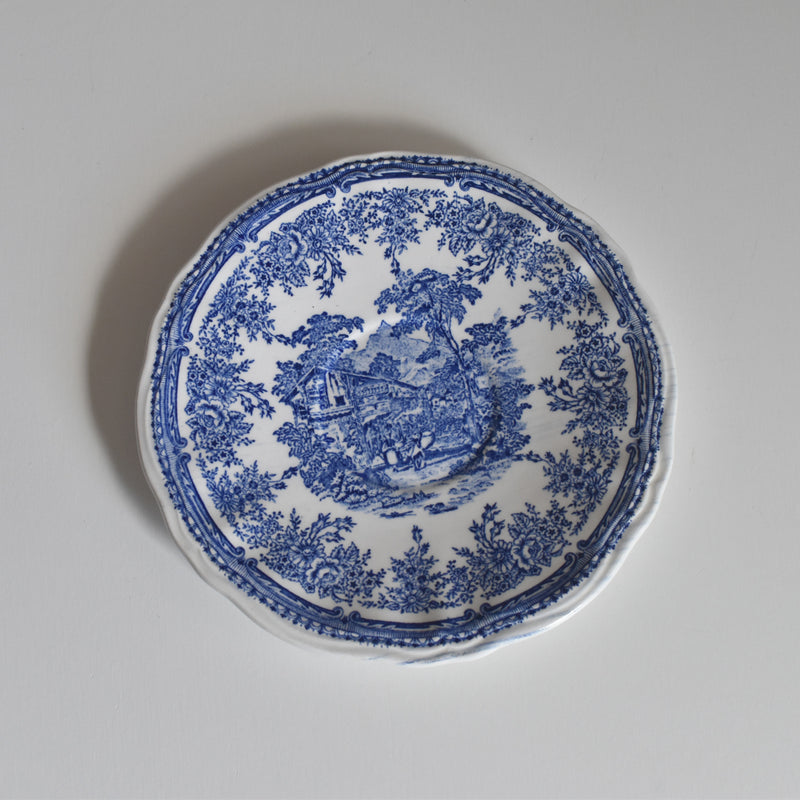 Vintage Cup & Saucer Lunéville The Cottage (Cottage) E