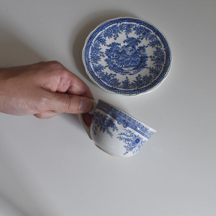 ヴィンテージカップ＆ソーサー リュネヴィル The Cottage (コテージ）F