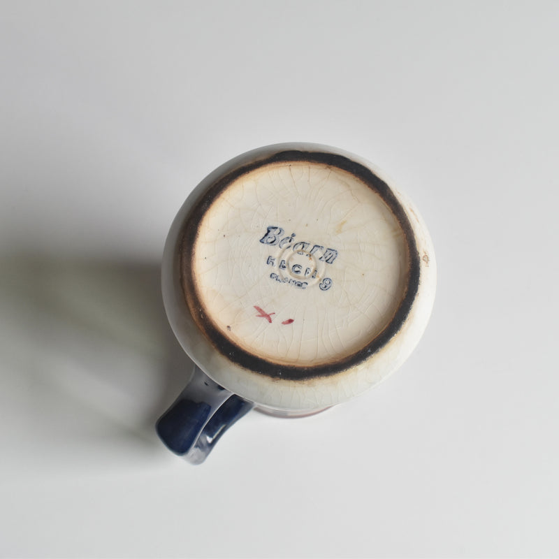 Vintage Milk Pitcher HBCM Creil-Montereau Béarn