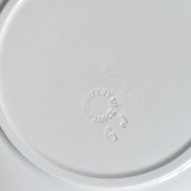 Vintage Plate Montereau Sky Blue A