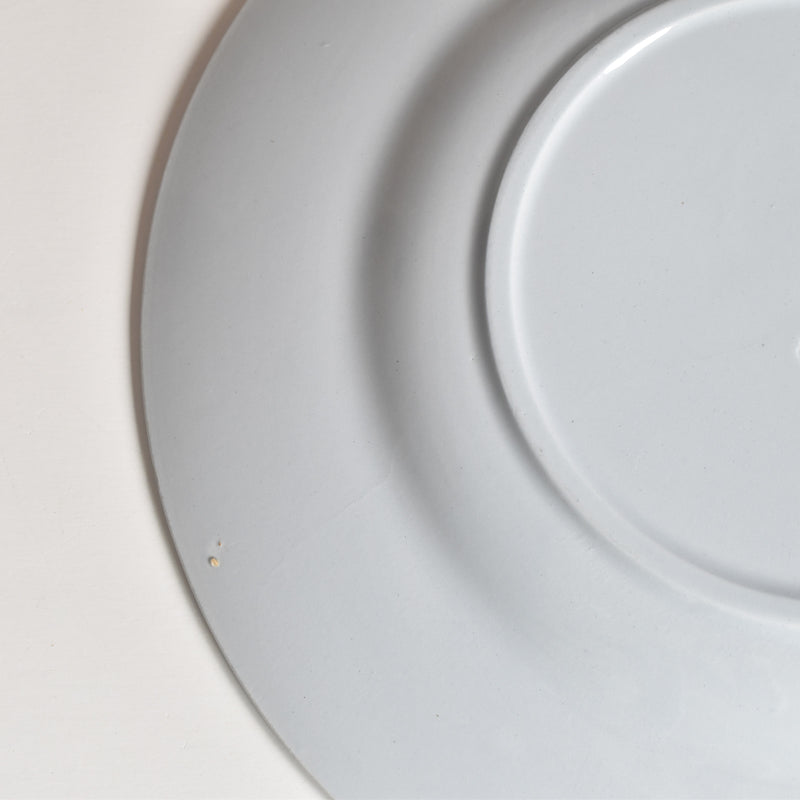 Vintage Plate Montereau Sky Blue H