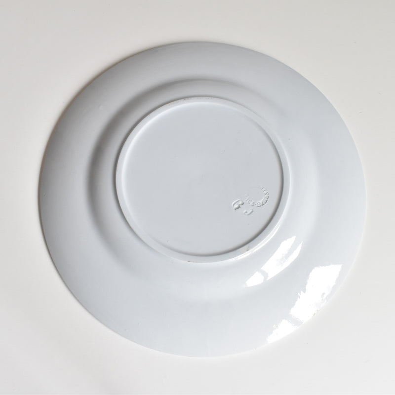 Vintage Plate, Montereau, Sky Blue, L