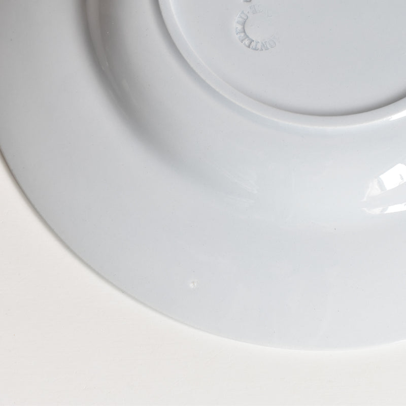 Vintage Deep Plate, Montereau, Sky Blue A