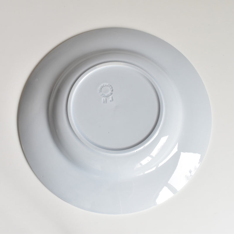 Vintage Deep Plate, Montereau, Sky Blue B