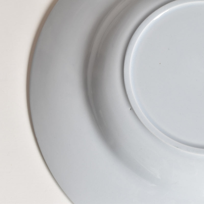 Vintage Deep Plate, Montereau, Sky Blue B