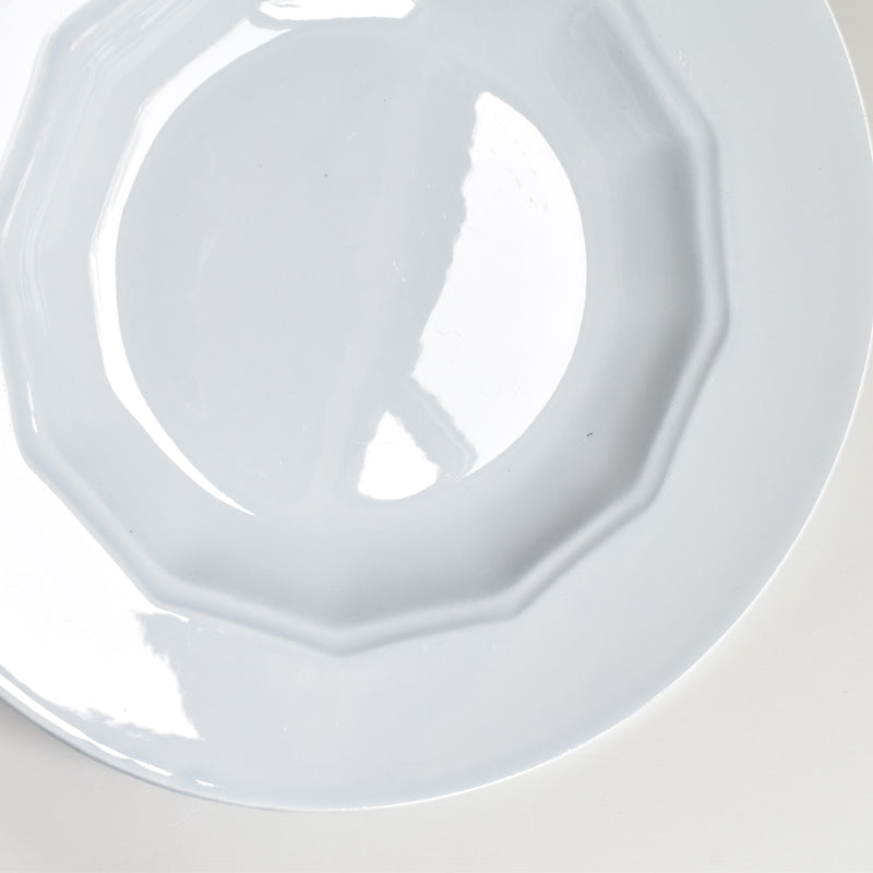 Vintage Deep Plate, Montereau, Sky Blue, D