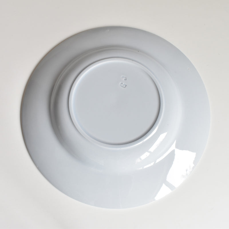 Vintage Deep Plate, Montereau, Sky Blue, D