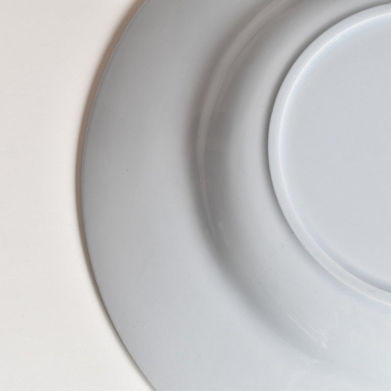 Vintage Deep Plate, Montereau, Sky Blue, D