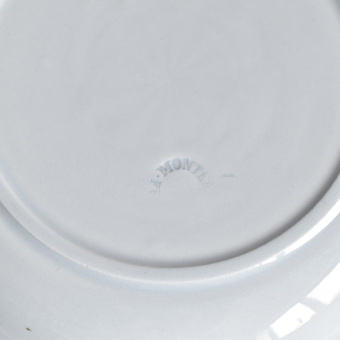 ヴィンテージ深皿 モントロー スカイブルー E