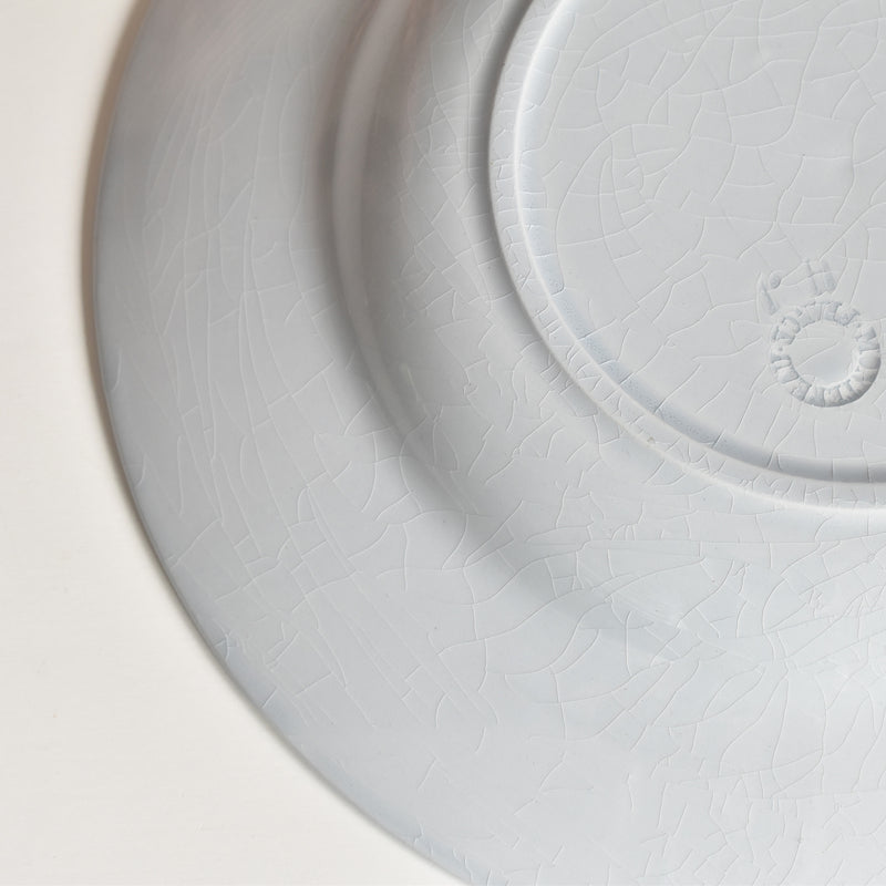 Vintage Deep Plate, Montereau, Sky Blue, F