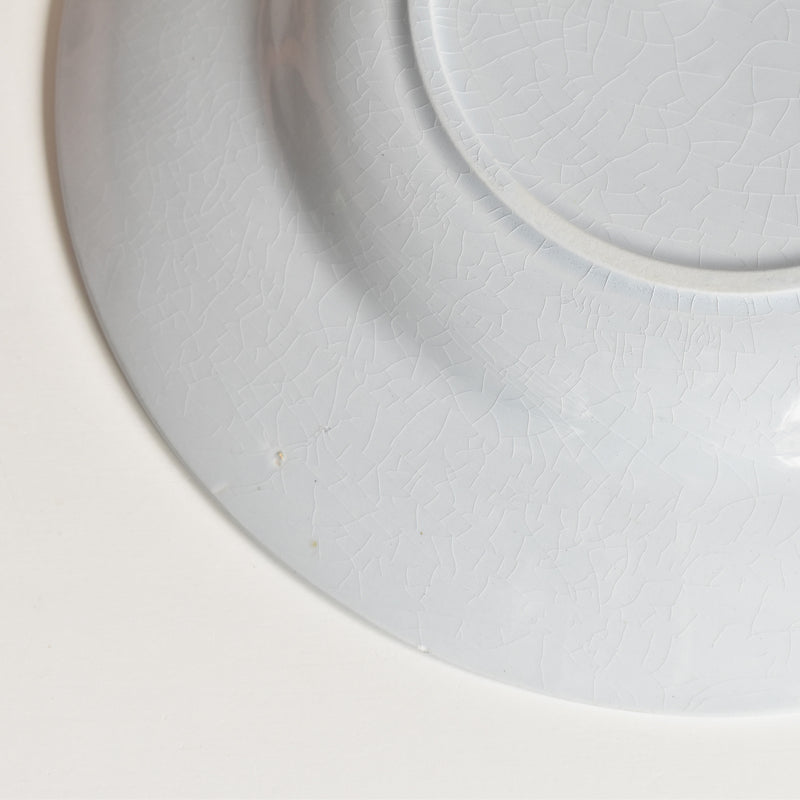 Vintage Deep Plate, Montereau, Sky Blue, F
